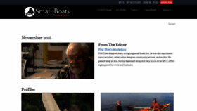 What Smallboatsmonthly.com website looked like in 2018 (5 years ago)