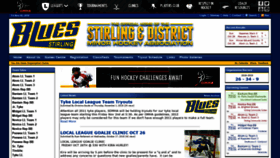 What Stirlingblues.ca website looked like in 2018 (5 years ago)
