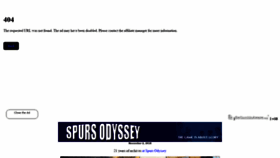 What Spursodyssey.com website looked like in 2018 (5 years ago)
