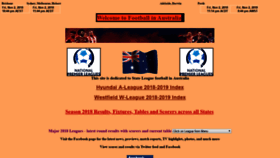 What Socceraust.co.uk website looked like in 2018 (5 years ago)