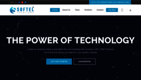 What Softelsolutions.in website looked like in 2018 (6 years ago)