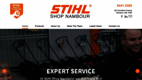 What Stihlshopnambour.com.au website looked like in 2018 (5 years ago)