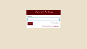 What Severnschool.myschoolapp.com website looked like in 2018 (5 years ago)
