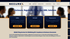 What Securexfilings.com website looked like in 2018 (5 years ago)