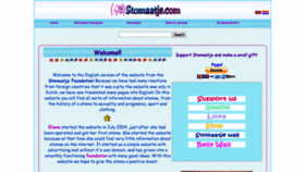 What Stomaatje.com website looked like in 2018 (5 years ago)