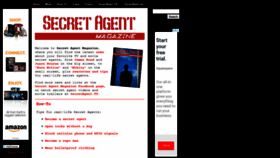 What Secretagentmagazine.com website looked like in 2018 (5 years ago)