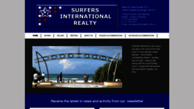 What Surfersrealty.com.au website looked like in 2018 (5 years ago)