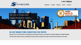 What Synecoretech.com website looked like in 2018 (5 years ago)