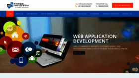 What Skywebinfotech.com website looked like in 2018 (5 years ago)