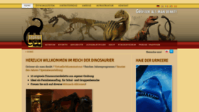What Sauriermuseum.ch website looked like in 2018 (5 years ago)
