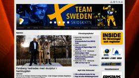 What Skidskytte.se website looked like in 2018 (5 years ago)