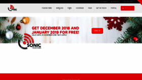 What Sonictelecoms.co.za website looked like in 2018 (5 years ago)