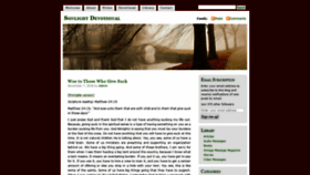 What Sonlightdevotional.org website looked like in 2018 (5 years ago)