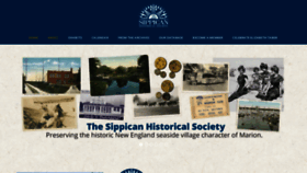 What Sippicanhistoricalsociety.org website looked like in 2018 (5 years ago)