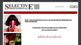 What Selectiveprofessional.cz website looked like in 2018 (5 years ago)