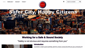What Safecity.eu website looked like in 2018 (5 years ago)