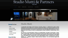 What Studiomutti.com website looked like in 2018 (5 years ago)