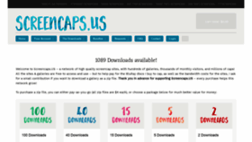 What Screencaps.us website looked like in 2018 (7 years ago)