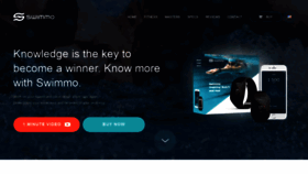 What Swimmo.com website looked like in 2018 (5 years ago)