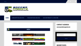 What Soccer-predictz.com website looked like in 2018 (5 years ago)