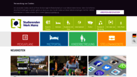 What Studierendenwerk-mainz.de website looked like in 2018 (5 years ago)