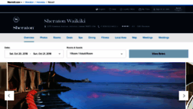 What Sheraton-waikiki.com website looked like in 2018 (5 years ago)