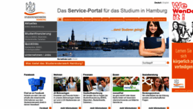 What Studierendenwerk-hamburg.de website looked like in 2018 (5 years ago)