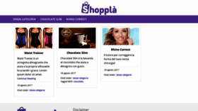 What Shoppla.it website looked like in 2018 (5 years ago)