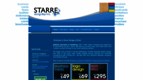 What Starre.co.uk website looked like in 2018 (5 years ago)
