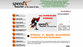 What Speedxcourier.com website looked like in 2018 (5 years ago)