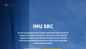 What Src.imu.edu.my website looked like in 2018 (5 years ago)