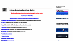 What Schule.de website looked like in 2018 (5 years ago)