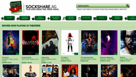What Sockshare.ag website looked like in 2018 (5 years ago)