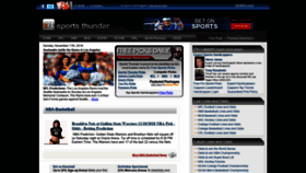 What Sportsthunder.com website looked like in 2018 (5 years ago)