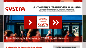 What Systra.com.br website looked like in 2018 (5 years ago)