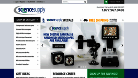What Science-supply.com website looked like in 2018 (5 years ago)