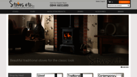 What Stoves-etc.co.uk website looked like in 2018 (5 years ago)