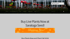 What Saratogaseed.com website looked like in 2018 (5 years ago)