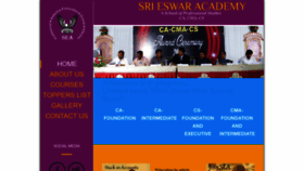 What Srieswaracademy.com website looked like in 2018 (5 years ago)