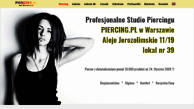 What Salon-piercingu.pl website looked like in 2018 (5 years ago)