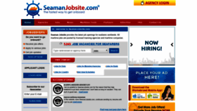 What Seamanjobsite.com website looked like in 2018 (5 years ago)