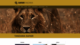 What Safaritanzania.dk website looked like in 2018 (5 years ago)