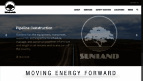 What Sunlandconstruction.com website looked like in 2018 (5 years ago)