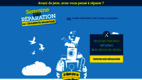 What Semainedelareparation.fr website looked like in 2018 (5 years ago)