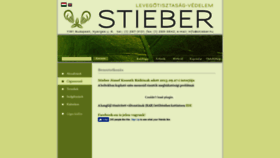 What Stieber.hu website looked like in 2018 (5 years ago)