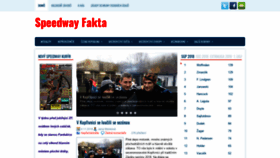 What Speedwayfakta.cz website looked like in 2018 (5 years ago)