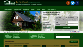 What Superferienhauser.de website looked like in 2018 (5 years ago)