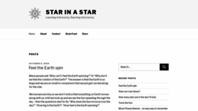 What Starinastar.com website looked like in 2018 (5 years ago)