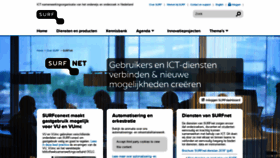 What Surfnet.nl website looked like in 2018 (5 years ago)