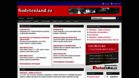 What Sudetenland.cz website looked like in 2018 (5 years ago)